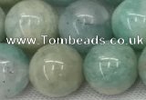 CAM1684 15.5 inches 12mm round natural amazonite beads wholesale