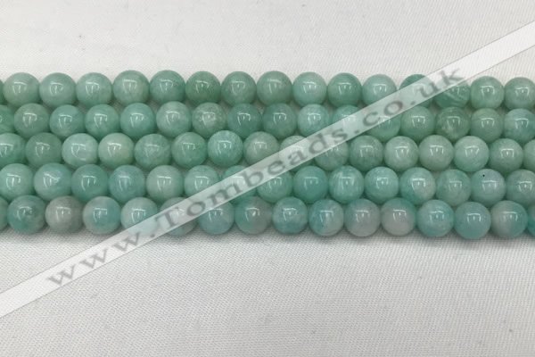 CAM1686 15.5 inches 6mm round natural amazonite beads wholesale