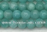 CAM1690 15.5 inches 4mm round natural amazonite gemstone beads