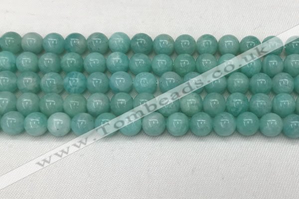 CAM1692 15.5 inches 8mm round natural amazonite gemstone beads