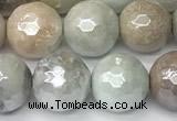 CAM1752 15 inches 10mm faceted round AB-color amazonite beads