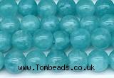 CAM1790 15 inches 6mm round amazonite gemstone beads