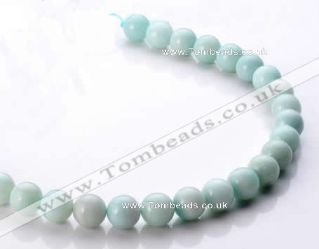 CAM19 15.5 inches 12mm natural amazonite round beads Wholesale