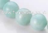 CAM21 15.5 inches natural amazonite 16mm round beads Wholesale