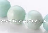 CAM22 15.5 inches natural amazonite round 18mm beads wholesale