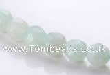 CAM27 faceted round natural amazonite 8mm stone beads Wholesale