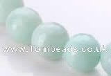 CAM30 natural amazonite faceted round 14mm stone beads Wholesale