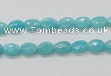 CAM302 15.5 inches 6*8mm oval natural peru amazonite beads wholesale