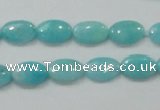 CAM303 15.5 inches 8*12mm oval natural peru amazonite beads wholesale