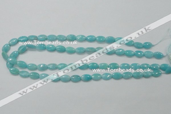 CAM303 15.5 inches 8*12mm oval natural peru amazonite beads wholesale