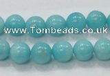 CAM308 15.5 inches 10mm round natural peru amazonite beads wholesale