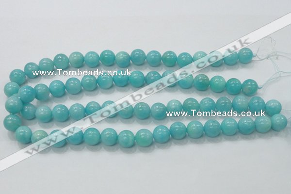 CAM309 15.5 inches 12mm round natural peru amazonite beads wholesale