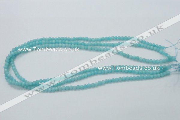 CAM315 15.5 inches 6mm round natural peru amazonite beads wholesale