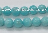 CAM316 15.5 inches 8mm round natural peru amazonite beads wholesale