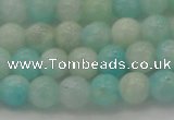 CAM332 15.5 inches 7mm round natural peru amazonite beads