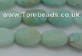 CAM337 15.5 inches 8*12mm oval natural peru amazonite beads