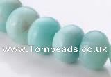 CAM36 10*14mm natural amazonite rondelle beads Wholesale