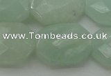 CAM369 15.5 inches 15*20mm faceted octagonal amazonite beads