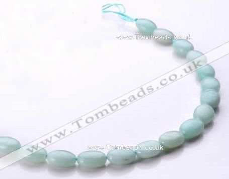 CAM39 natural amazonite 10*14mm flat oval beads Wholesale