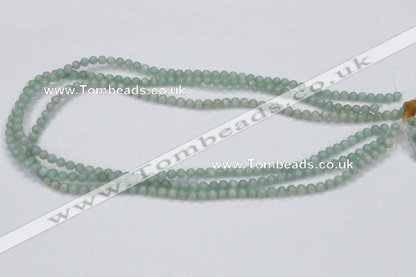 CAM400 15.5 inches 4mm round natural russian amazonite beads wholesale