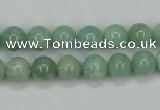 CAM401 15.5 inches 8mm round natural russian amazonite beads wholesale