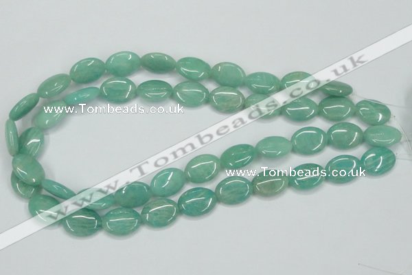 CAM408 15.5 inches 13*18mm oval natural russian amazonite beads