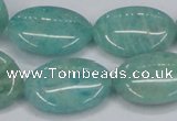 CAM409 15.5 inches 18*25mm oval natural russian amazonite beads