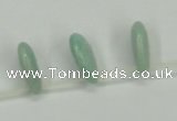 CAM418 15.5 inches flat teardrop 13*18mm natural russian amazonite beads