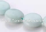 CAM60 coin 16mm natural amazonite gemstone beads Wholesale