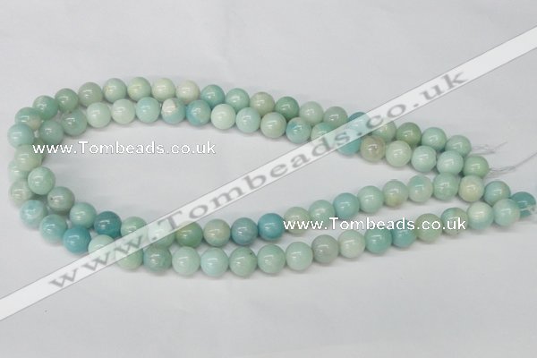 CAM601 15.5 inches 12mm round Chinese amazonite gemstone beads