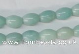 CAM602 15.5 inches 8*11mm rice Chinese amazonite gemstone beads