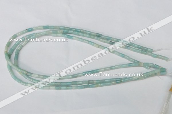 CAM605 15.5 inches 4*7mm column Chinese amazonite gemstone beads