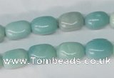 CAM608 15.5 inches 8*12mm nugget Chinese amazonite beads