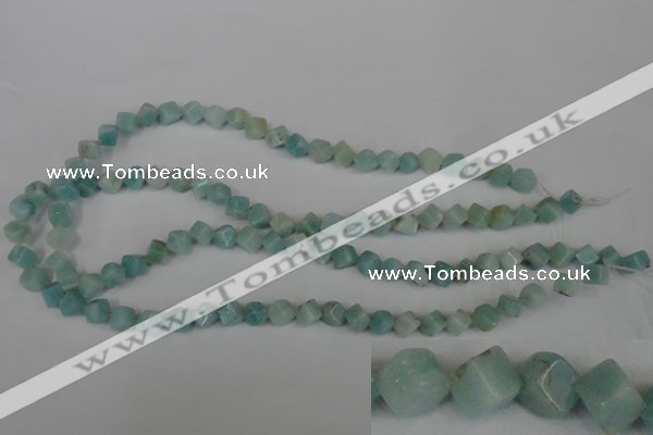 CAM617 15.5 inches 6*6mm cube Chinese amazonite gemstone beads