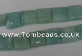 CAM624 15.5 inches 10*10mm square Chinese amazonite gemstone beads
