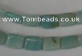 CAM628 15.5 inches 8*10mm rectangle Chinese amazonite gemstone beads