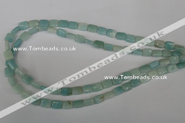 CAM628 15.5 inches 8*10mm rectangle Chinese amazonite gemstone beads