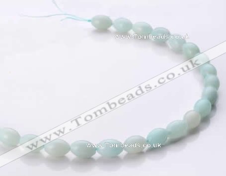 CAM63 natural amazonite 8*12mm oval gemstone beads Wholesale