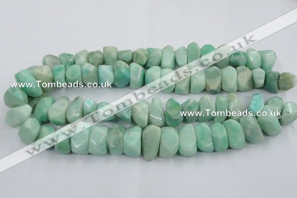 CAM640 15.5 inches 12*16mm - 15*20mm nuggets amazonite gemstone beads