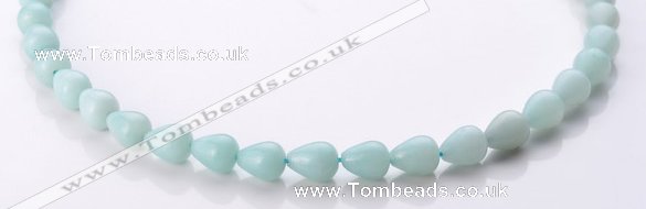 CAM66 8*10mm teardrop natural amazonite gemstone beads Wholesale