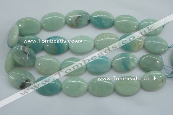 CAM665 15.5 inches 22*30mm oval amazonite gemstone beads