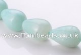 CAM68 teardrop natural amazonite 10*14mm beads Wholesale