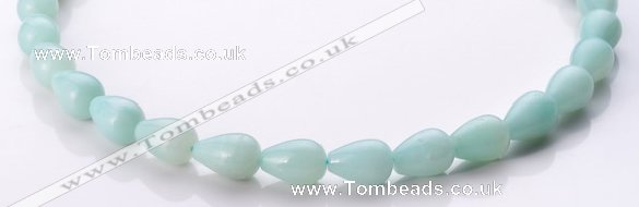 CAM68 teardrop natural amazonite 10*14mm beads Wholesale