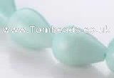 CAM70 18*25mm natural amazonite teardrop beads Wholesale