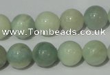 CAM704 15.5 inches 12mm round natural amazonite gemstone beads