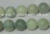 CAM704 15.5 inches 12mm round natural amazonite gemstone beads