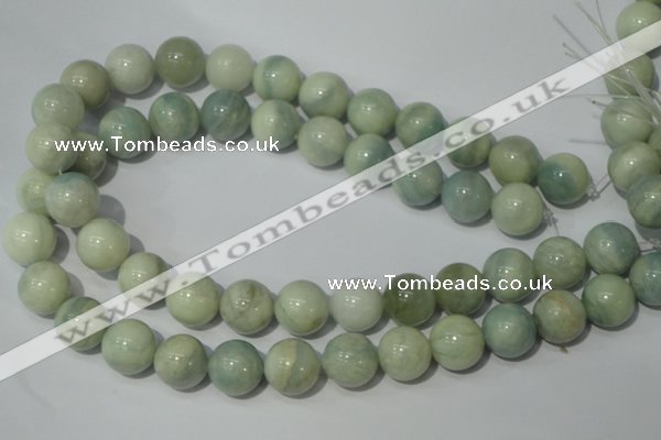 CAM705 15.5 inches 14mm round natural amazonite gemstone beads