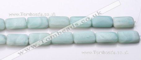 CAM74 18*25mm rectangle natural amazonite beads Wholesale