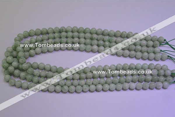 CAM752 15.5 inches 8mm round natural amazonite gemstone beads