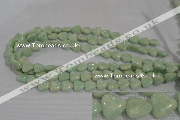 CAM856 15.5 inches 12*12mm triangle natural Russian amazonite beads